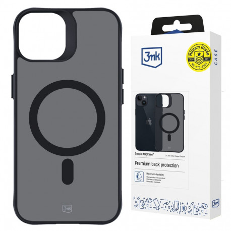 3mk Smoke MagCase with MagSafe for iPhone 14 Plus - Semi-Transparent