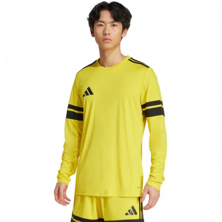 Adidas meeste pikkade varrukatega särk Squadra 25 LM JF6077, kollane