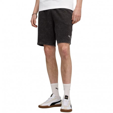 Puma meeste lühikesed püksid Ess Elevated Relaxed Wash 688052 01, must-hall