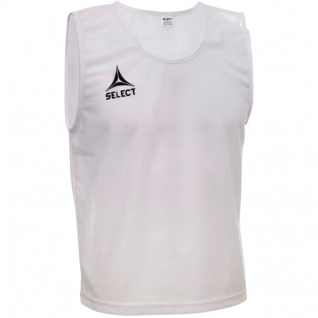 Select treeningvest Bib Basic 640007 junior, valge