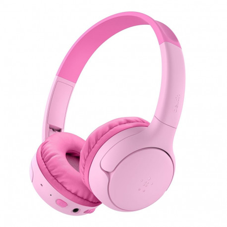 Belkin juhtmevabad on-ear kõrvaklapid Soundform Mini 2 + ümbris lastele AUD012hqPKCS