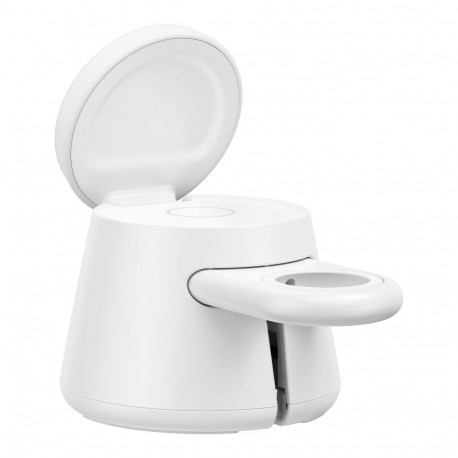 Belkin laadimisjaam WIZ052kqWH UltraCharge 25W Qi2 modulaarne, valge