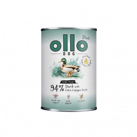 OLLO Plus märg koeratoit kollageeniga ainult pardaliha 800g