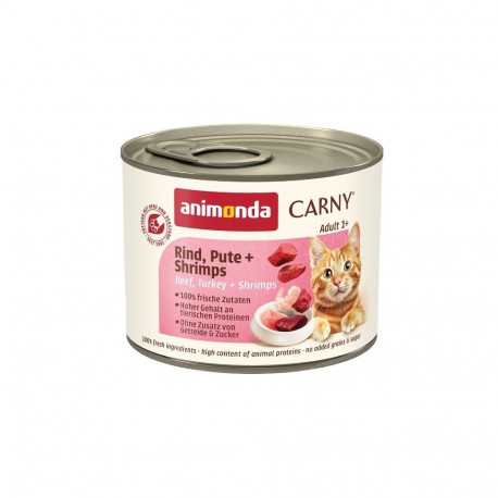 ANIMONDA Carny Adult Beef, turkey and shrimps - wet cat food - 200g