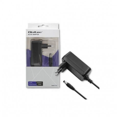 Product Title: 12V 3A 36W AC/DC Power Supply Adapter (5.5mm x 2.5mm Plug)
S