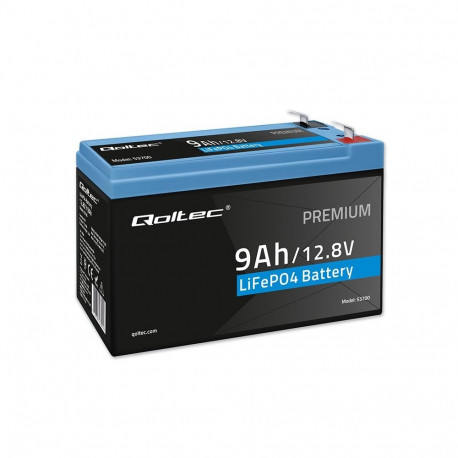 LiFePO4 battery 12.8V, 9Ah, 115.2Wh, BM