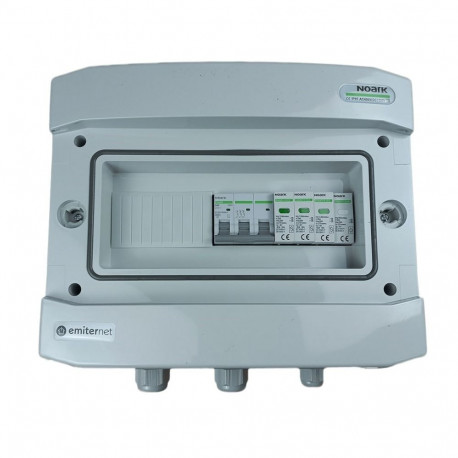 Noark emitter Type 1+2 40A 3-F lülitusseadmele kinnitatav AC hermeetiline IP65 AC ülepinge kaitsega