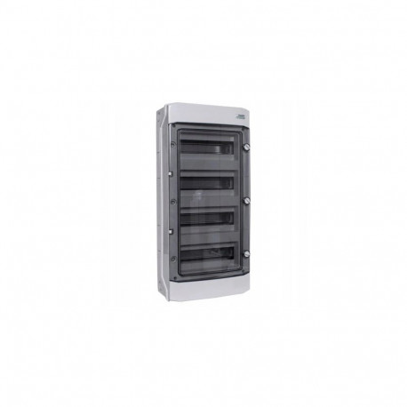 Plast. Instal enclosure. NOARK, surface-mounted, IP65, 4th row, 4x12 modules