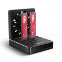 ADSA-M2C22 USB-C 2xNVMe /SATA M.2 20Gbps cooler