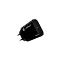 USB charger Ribera 1xUSB-A 18W black