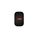 USB charger Ribera 1xUSB-A 18W black