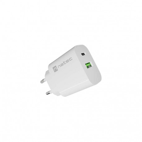 USB charger Ribera 1xUSB-A 1xUSB-C white