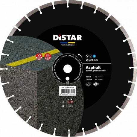 Distar teemantlõikeketas 400x3.5/2.5x25.4mm asfaldile