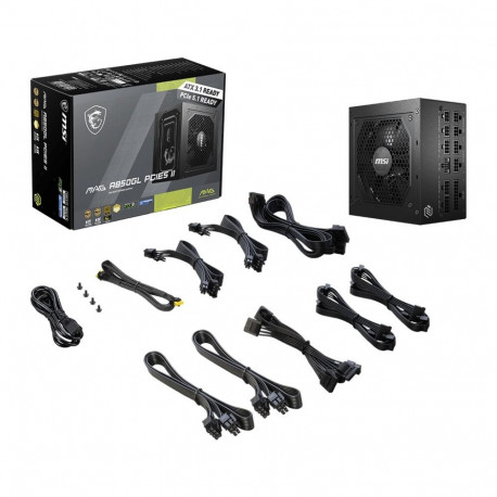 MSI toiteplokk MAG A850GL 850W PCIE5 II 80+ Gold (306-7ZP8D11-CE0)