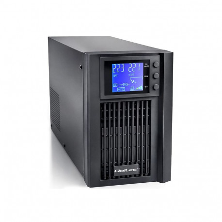 Qoltec ups 52640 puhta siinuslainega 1kVA 800W AVR LCD