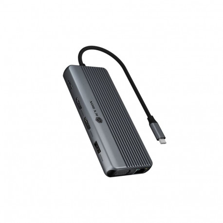 ICY BOX 12-in-1 DockingStation with triple video output