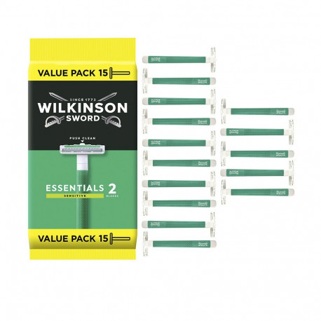 Wilkinson Essentials ühekordsed habemenoad 2 tundlikule nahale 15tk