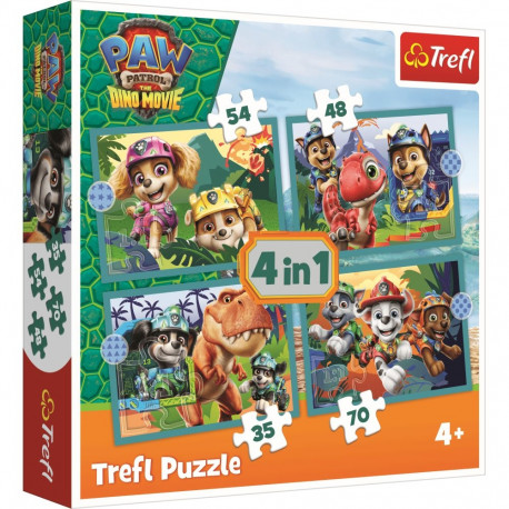TREFL PAW PATROL Puslede komplekt, 4 tk, Käpapatrull