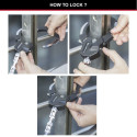 "Lock Handschellenschloss Street Cuff 8275EURDPROBLK"