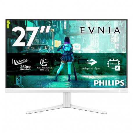 "27M2N3201PL-00 gaming monitor 27-inch Full HD Fast IPS 260 Hz 1 ms HDR10 Adaptive Sync white"