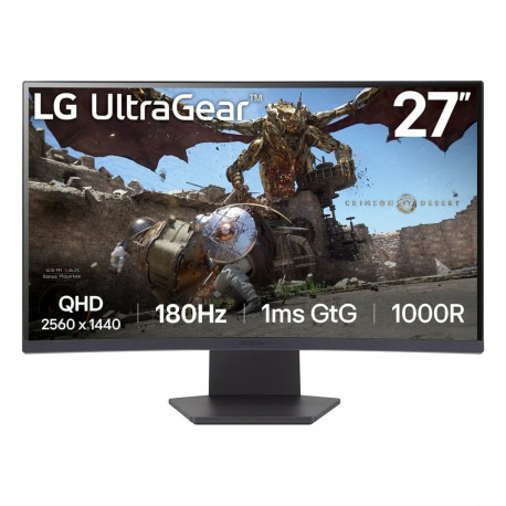 "27GS60QC-B Monitor 27 QHD VA Curved 1ms 180Hz"