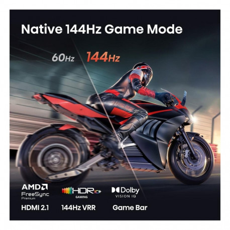 "139,0cm/55"" (3840x2160) Hisense 55U7SE Smart TV 4K ULED MiniLED 6ms 144Hz HDMI USB LAN HDR VESA Wi