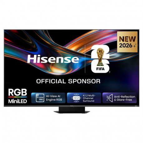 "164,0cm/65"" (3840x2160) Hisense 65UR9DS Smart TV 4K RGB MiniLED 6ms 170Hz HDMI USB-C LAN HDR VESA 