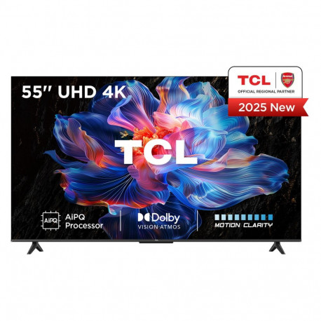 "139,7cm/55"" TCL 55V6C 4K UHD HVA HDR10 MEMC HDMI 2.1 Google TV"