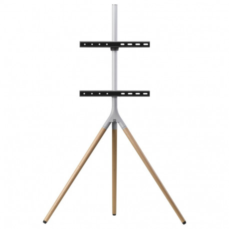 "One For All WM 7472 Tripod TV-Stativ 32-65"" VESA 400x400 30kg Kabelmanagement 360° Oak Silver Grey