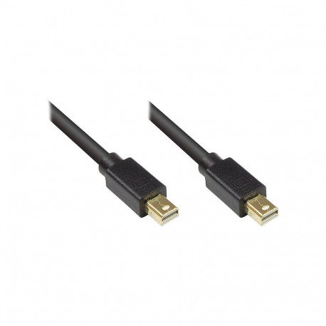 "Anschlusskabel Mini DisplayPort 1.2, Stecker beidseitig, vergoldet, schwarz, 1m, Good Connections®"