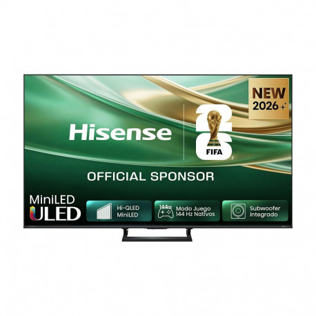 Hisense nutiteler 85E8S 215,0cm/85" (3840x2160) 4K ULED 6ms 144Hz HDMI USB HDR WiFi Bluetooth, must/