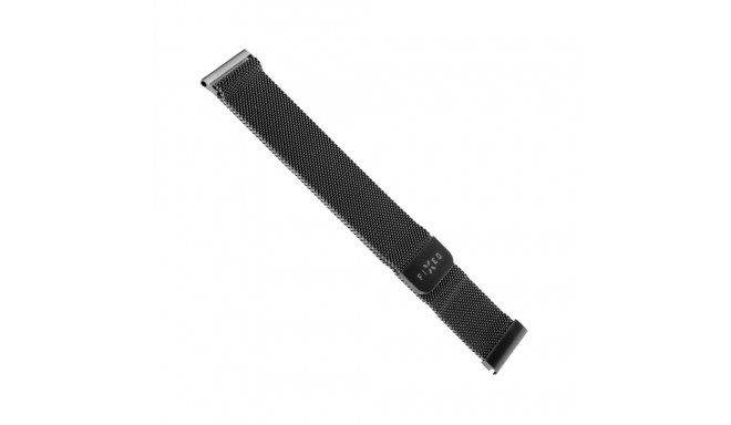 fixed | Mesh Strap with Quick Release 18mm for smartwatch | Black