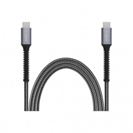 fixed | Armor Cable USB-C/USB-C, 2 m, 240W | FIXDA-CC2-GR