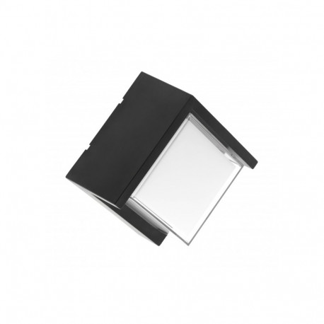 Gtv LED fassaadi valgusti CANTI II LD-CANTI12WKW-10, 12 W, 1000 lm, IP65, 4000K, must