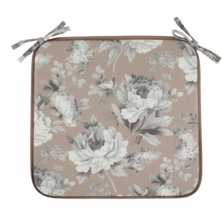 Cushion LONETA NEW for chair 39x39cm, gray roses