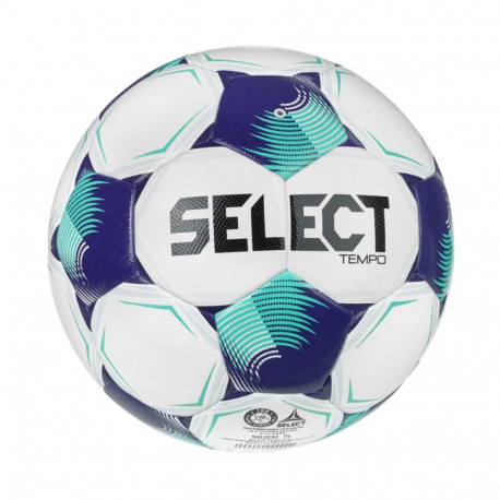 Piłka nożna Select Tempo v26 FIFA Basic biało-fioletowo-zielona 110055