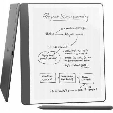 Kindle e-luger Scribe 2024 mudel 10.2" peegeldusvaba ekraan 32GB Wi-Fi ilma lukustuskuva reklaamidet