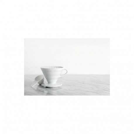 HARIO kohvifiltrihoidja V60-02 keraamiline, valge