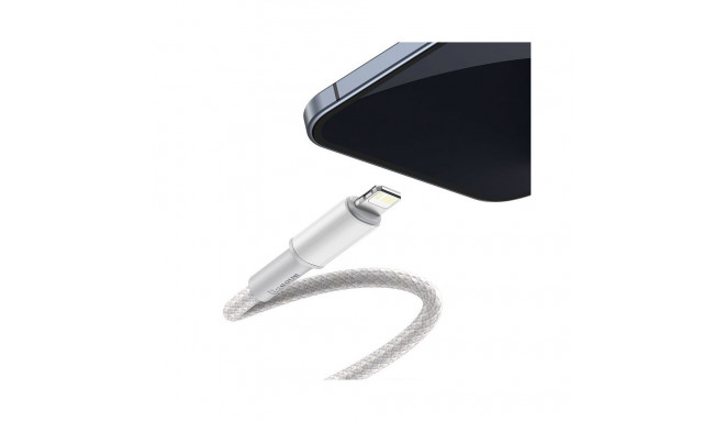 Baseus Lightning-kaabel CATLGD-02 1m, valge