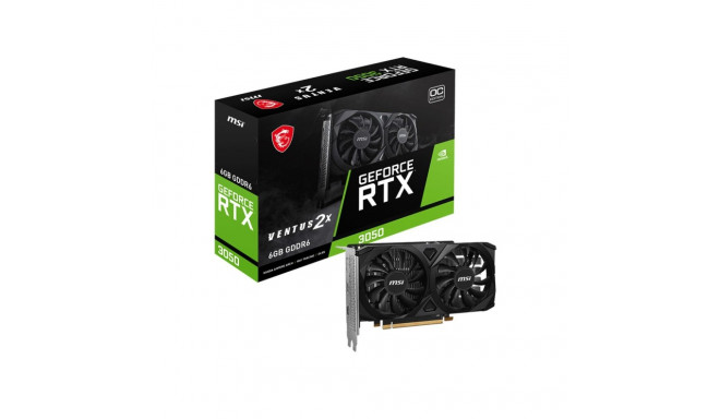 GeForce videokaart RTX 3050 VENTUS 2X E 6G OC