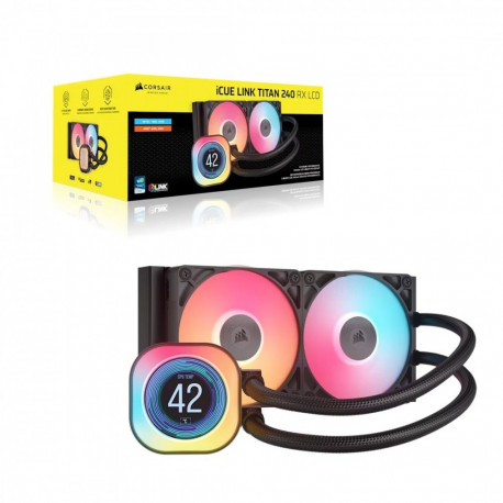 iCUE CPU jahuti LINK TITAN 240 RX RGB AIO 240mm