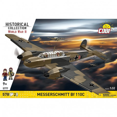 Blocks ehitusklotsid Messerschmitt BF 110C 578tk