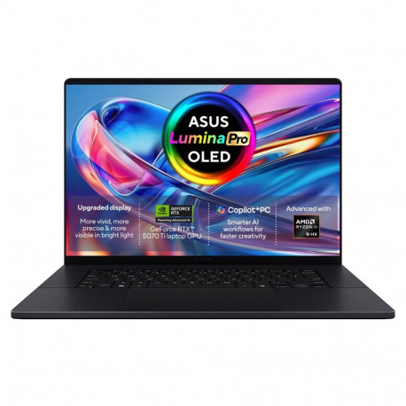 ASUS sülearvuti ProArt P16 H7606WR-SE058X Ryzen AI 9 HX 370 16.0"4K 120Hz 1600nits AR LBL 32GB LPDDR