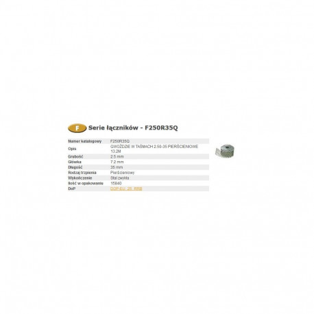 BOSTITCH naelad F 25-35 13,2M