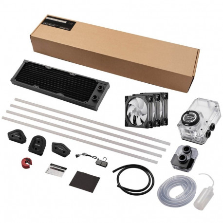 Phanteks EZ-Fit 360 D30-Kit protsessori vedelikjahutuskomplekt 12 cm must läbipaistev 10 tk
