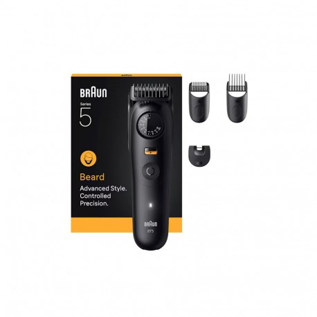 Braun habemetrimmer BeardTrimmer 9 BT5520 Battery 40 2cm märg- ja kuivkasutusega, must