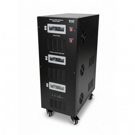 Volt Polska kolmefaasiline pingestabilisaator AVR PRO 45000VA 3% SERVO 3-F