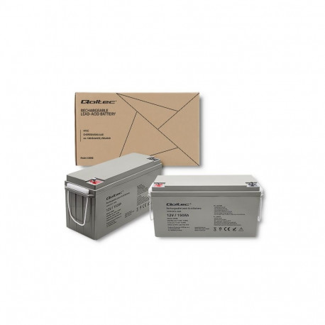 Qoltec 53068 AGM battery | 12V | 150Ah | max. 2250A