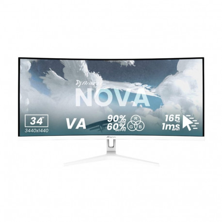 Arozzi | Nova | 34 " | VA | QHD | 21:9 | 165 Hz | 1 ms | 3440 x 1440 pixels | 350 cd/m² | HDMI ports