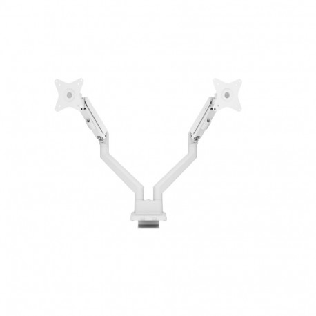 Arozzi Desk Mount | Neo Duo - Gas Spring Monitor Arm AZ-ALZARE-NEO-DUO-WT | Tilt, Swivel, Rotation |